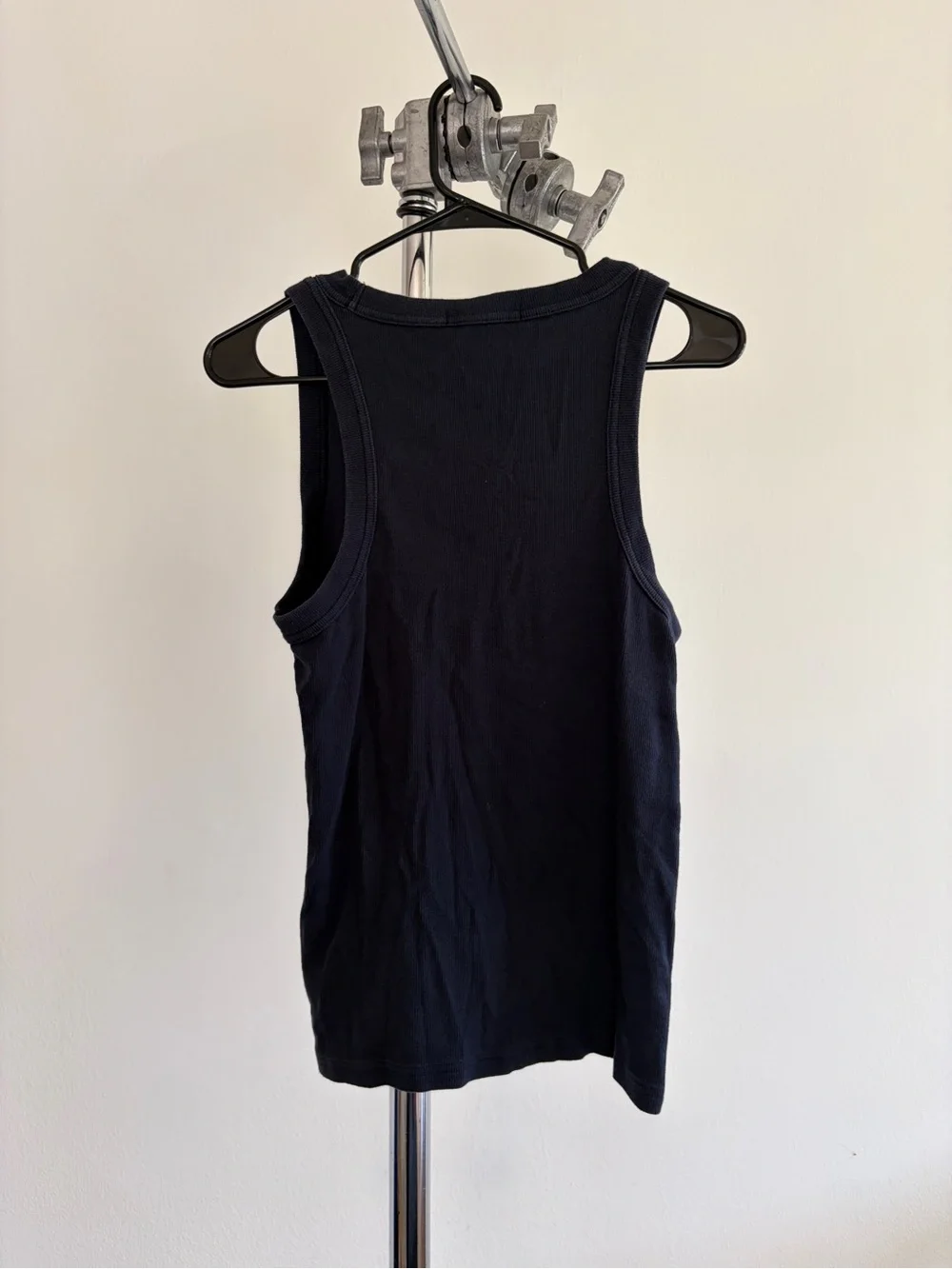Banana Republic Navy Sleeveless Crewneck Tank